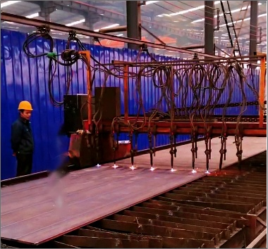 甘肃西固钢结构车间数控等离子切割机